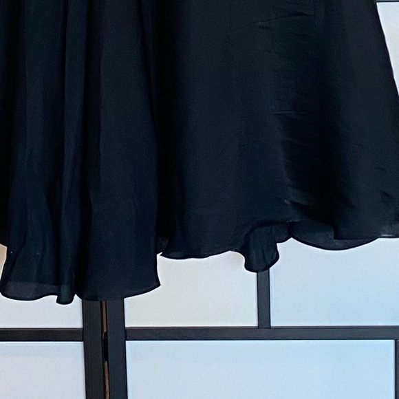 VTG J.S COLLECTIONS Maxi black Skirt Y2K Size 4.Whimsigoth Grunge.Made in Canada - Picture 9 of 11